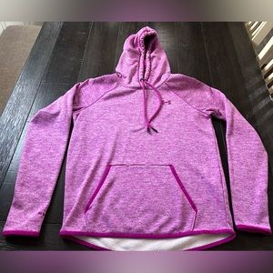 Women’s small Under Armor magenta/pink hooded sweatshirt